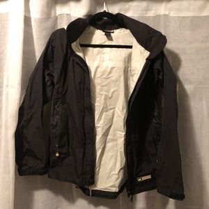 REI rain jacket shell (black) (small)